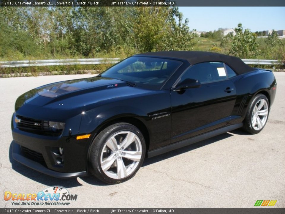 2013 Chevrolet Camaro ZL1 Convertible Black / Black Photo #8