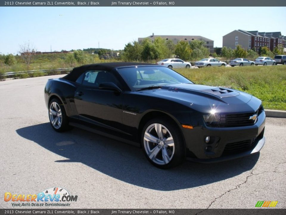 2013 Chevrolet Camaro ZL1 Convertible Black / Black Photo #10