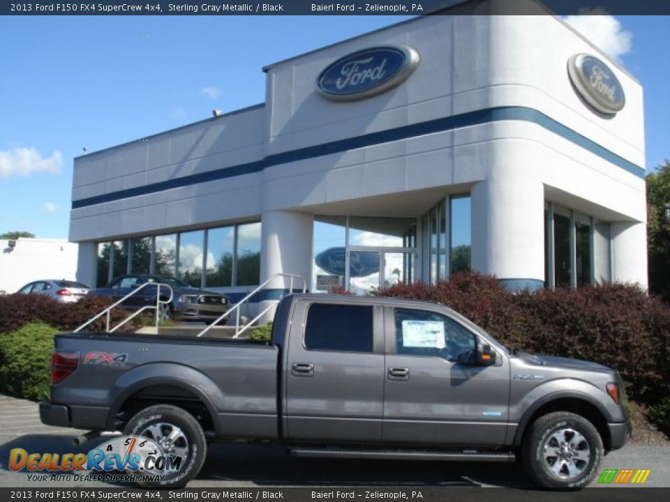 2013 Ford F150 FX4 SuperCrew 4x4 Sterling Gray Metallic / Black Photo #1