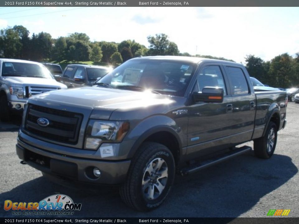 2013 Ford F150 FX4 SuperCrew 4x4 Sterling Gray Metallic / Black Photo #4