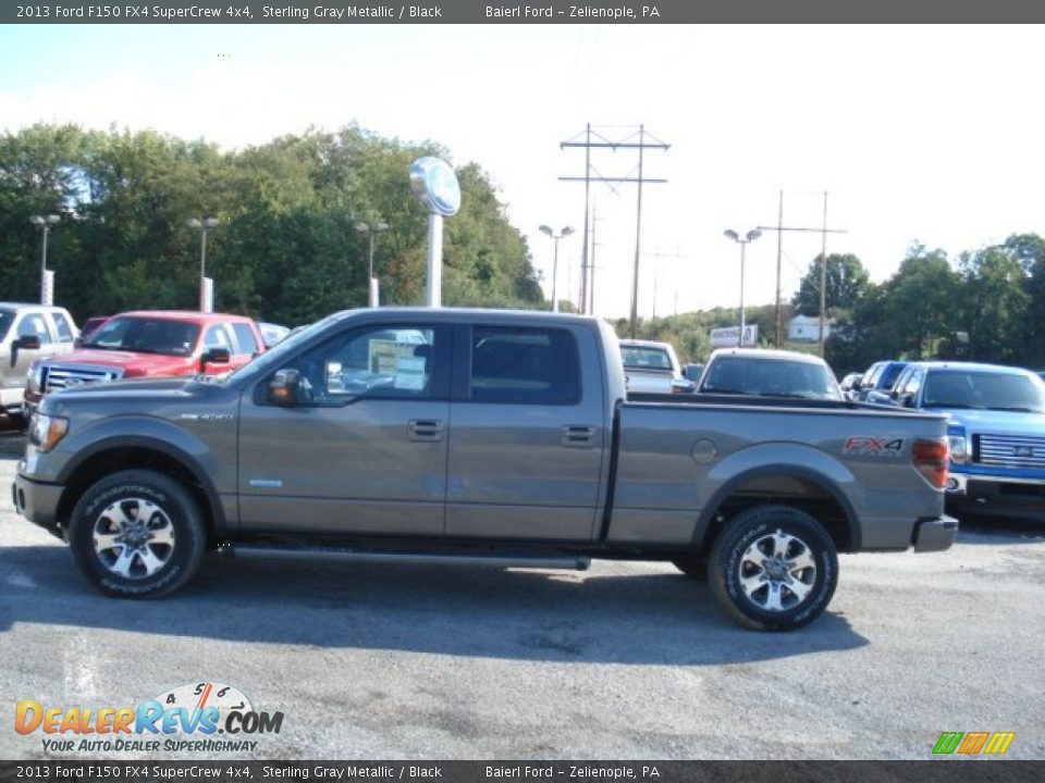 2013 Ford F150 FX4 SuperCrew 4x4 Sterling Gray Metallic / Black Photo #5