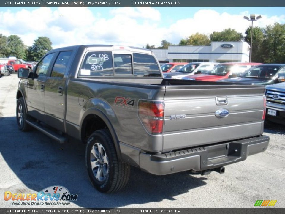 2013 Ford F150 FX4 SuperCrew 4x4 Sterling Gray Metallic / Black Photo #6