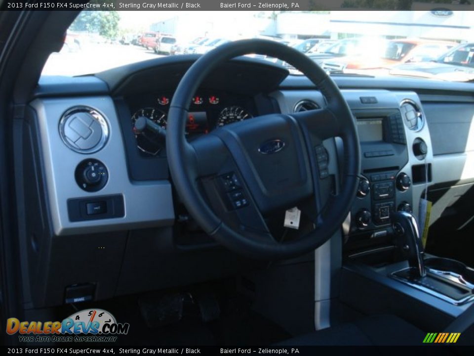 2013 Ford F150 FX4 SuperCrew 4x4 Sterling Gray Metallic / Black Photo #10