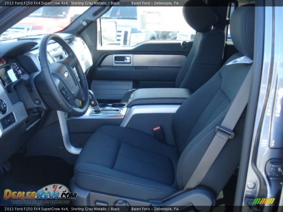 2013 Ford F150 FX4 SuperCrew 4x4 Sterling Gray Metallic / Black Photo #11