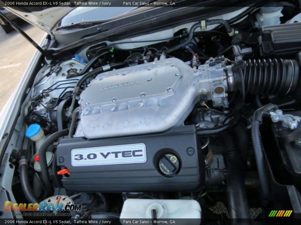 2006 Honda Accord EX-L V6 Sedan Taffeta White / Ivory Photo #15