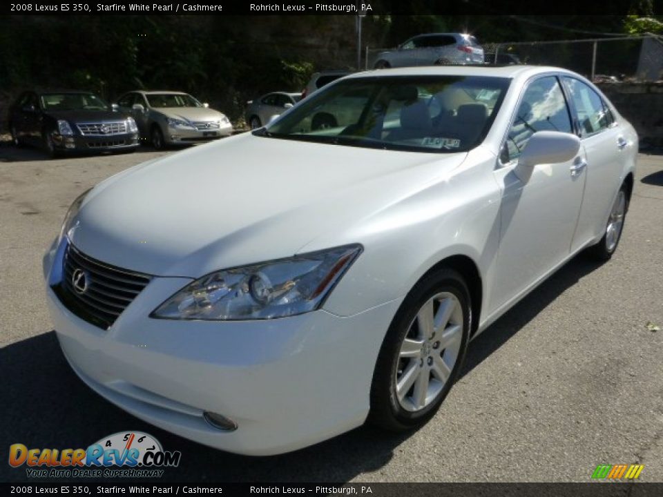 2008 Lexus ES 350 Starfire White Pearl / Cashmere Photo #2