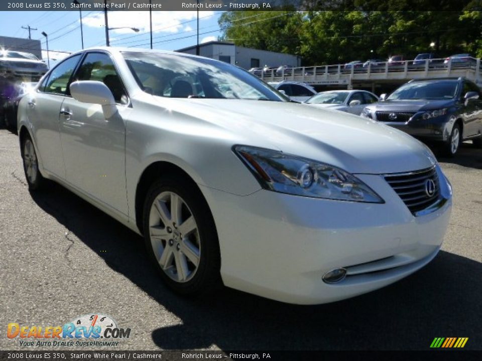2008 Lexus ES 350 Starfire White Pearl / Cashmere Photo #3