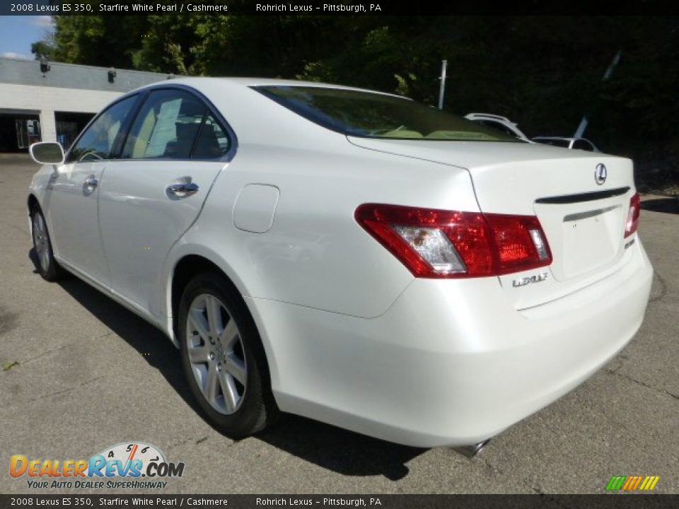 2008 Lexus ES 350 Starfire White Pearl / Cashmere Photo #9