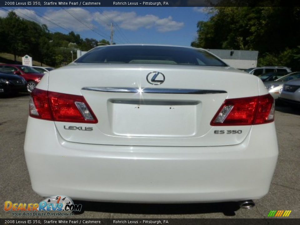 2008 Lexus ES 350 Starfire White Pearl / Cashmere Photo #10