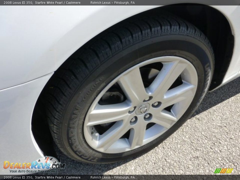 2008 Lexus ES 350 Starfire White Pearl / Cashmere Photo #14