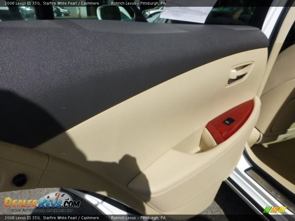 2008 Lexus ES 350 Starfire White Pearl / Cashmere Photo #15