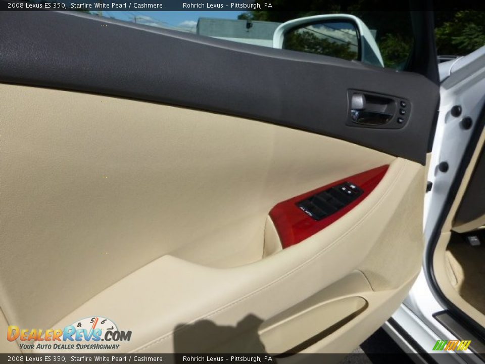 2008 Lexus ES 350 Starfire White Pearl / Cashmere Photo #16