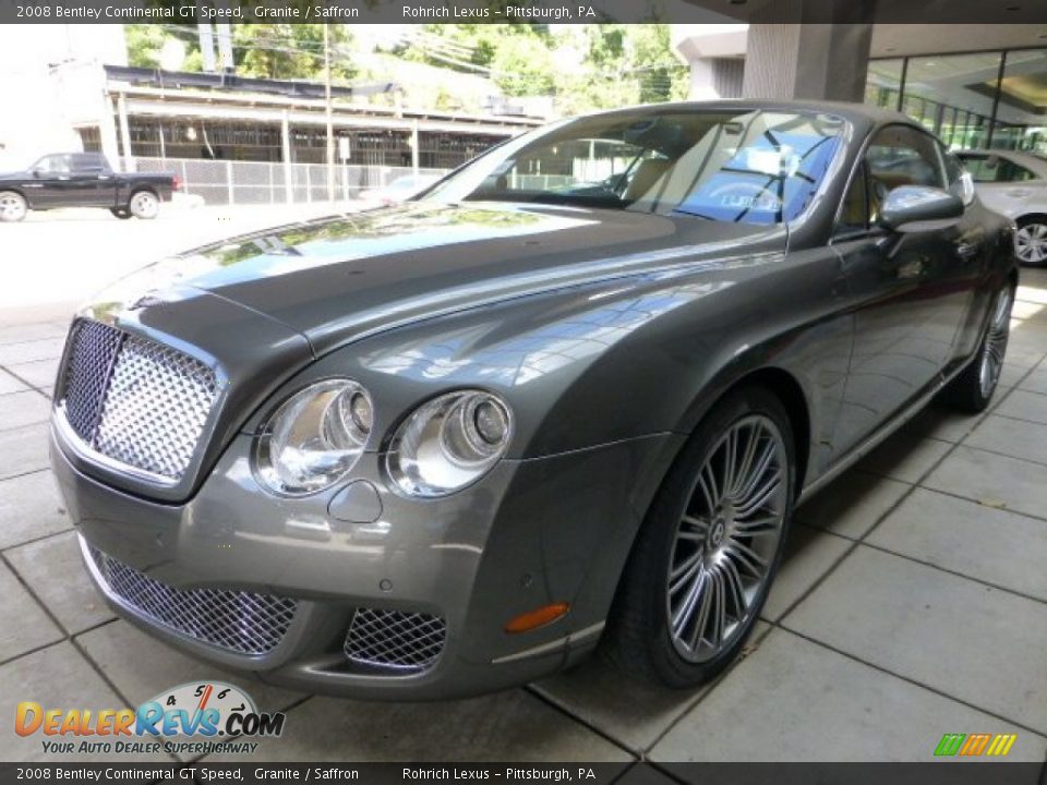 2008 Bentley Continental GT Speed Granite / Saffron Photo #2