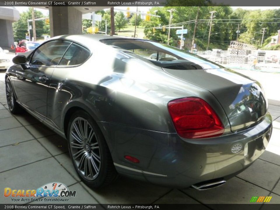 2008 Bentley Continental GT Speed Granite / Saffron Photo #9