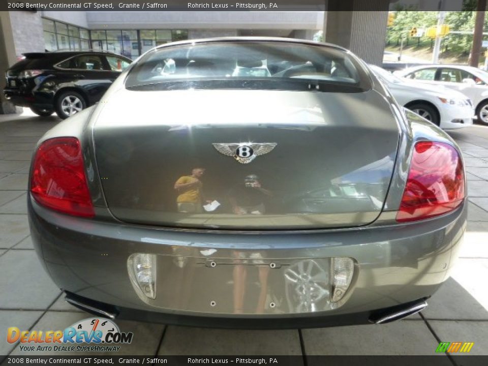 2008 Bentley Continental GT Speed Granite / Saffron Photo #10