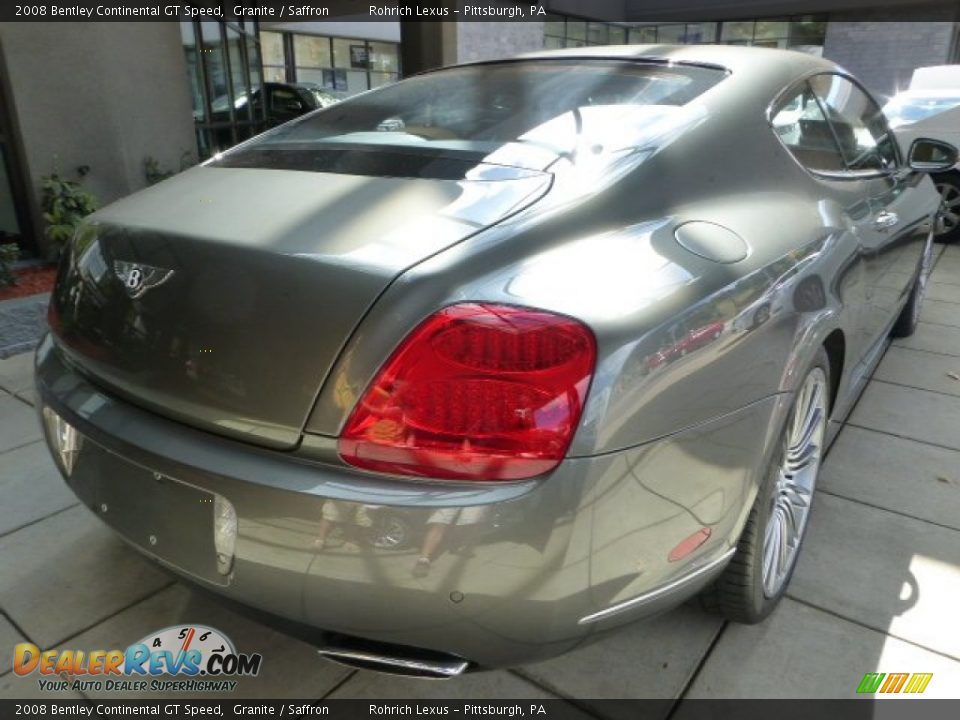 2008 Bentley Continental GT Speed Granite / Saffron Photo #11