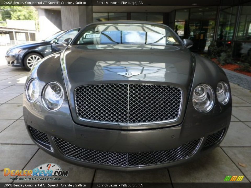 2008 Bentley Continental GT Speed Granite / Saffron Photo #13