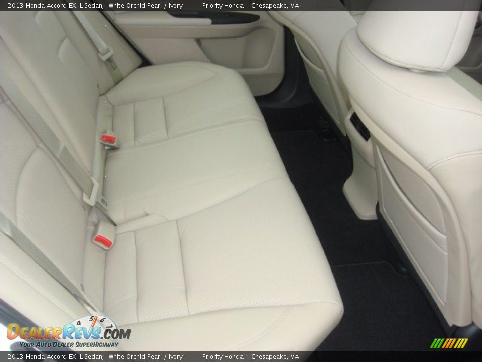 2013 Honda Accord EX-L Sedan White Orchid Pearl / Ivory Photo #13