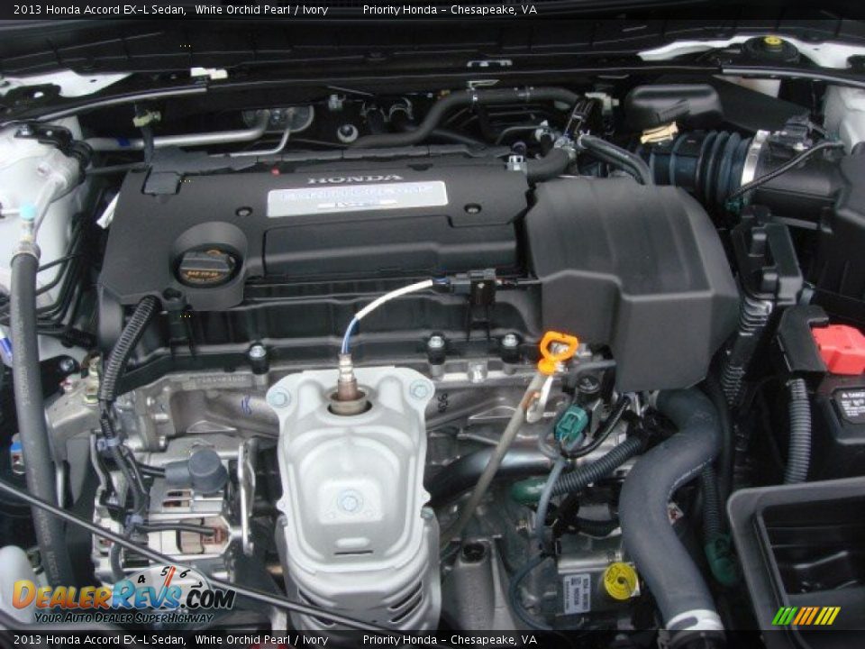 2013 Honda Accord EX-L Sedan 2.4 Liter Earth Dreams DI DOHC 16-Valve i-VTEC 4 Cylinder Engine Photo #35