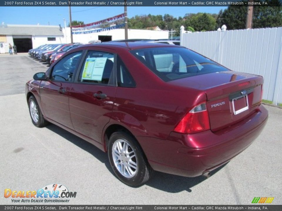 Dark Toreador Red Metallic 2007 Ford Focus ZX4 S Sedan Photo #8