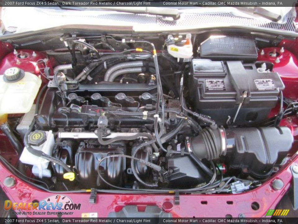 2007 Ford Focus ZX4 S Sedan 2.0 Liter DOHC 16-Valve 4 Cylinder Engine Photo #9