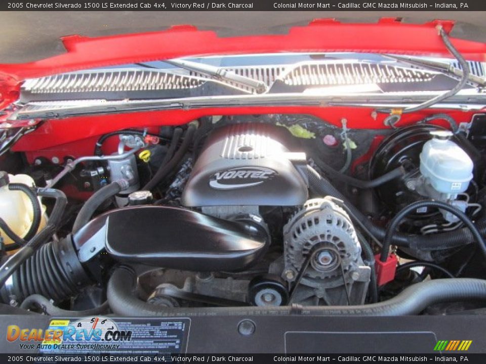 2005 Chevrolet Silverado 1500 LS Extended Cab 4x4 4.8 Liter OHV 16-Valve Vortec V8 Engine Photo #10