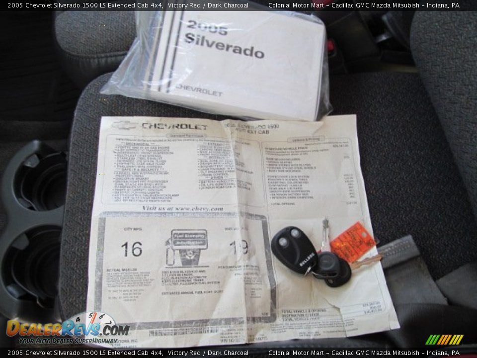2005 Chevrolet Silverado 1500 LS Extended Cab 4x4 Window Sticker Photo #18
