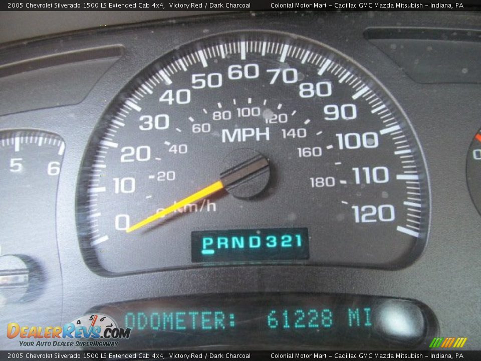 2005 Chevrolet Silverado 1500 LS Extended Cab 4x4 Victory Red / Dark Charcoal Photo #20
