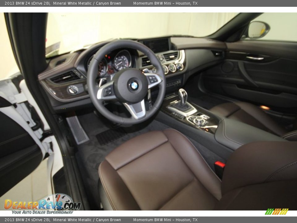 Canyon Brown Interior - 2013 BMW Z4 sDrive 28i Photo #4