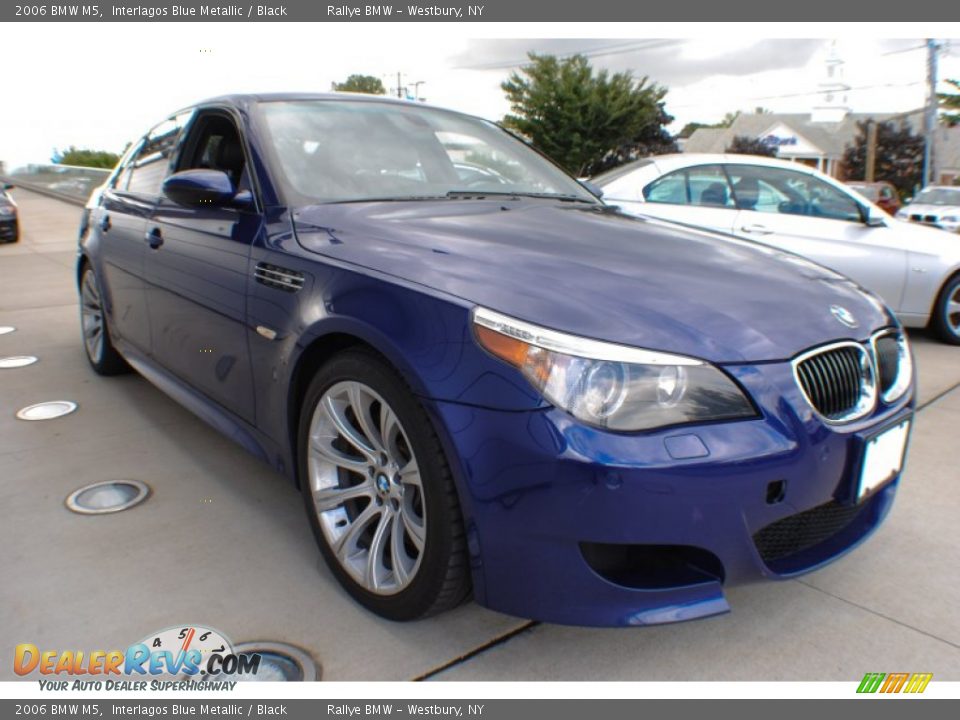 2006 BMW M5 Interlagos Blue Metallic / Black Photo #7