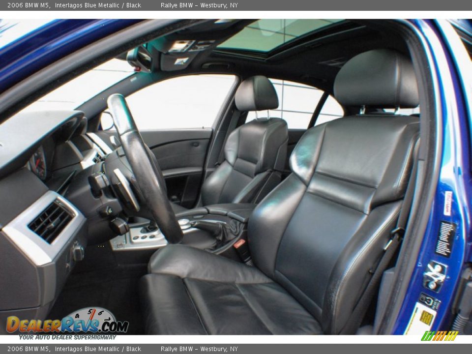 2006 BMW M5 Interlagos Blue Metallic / Black Photo #11