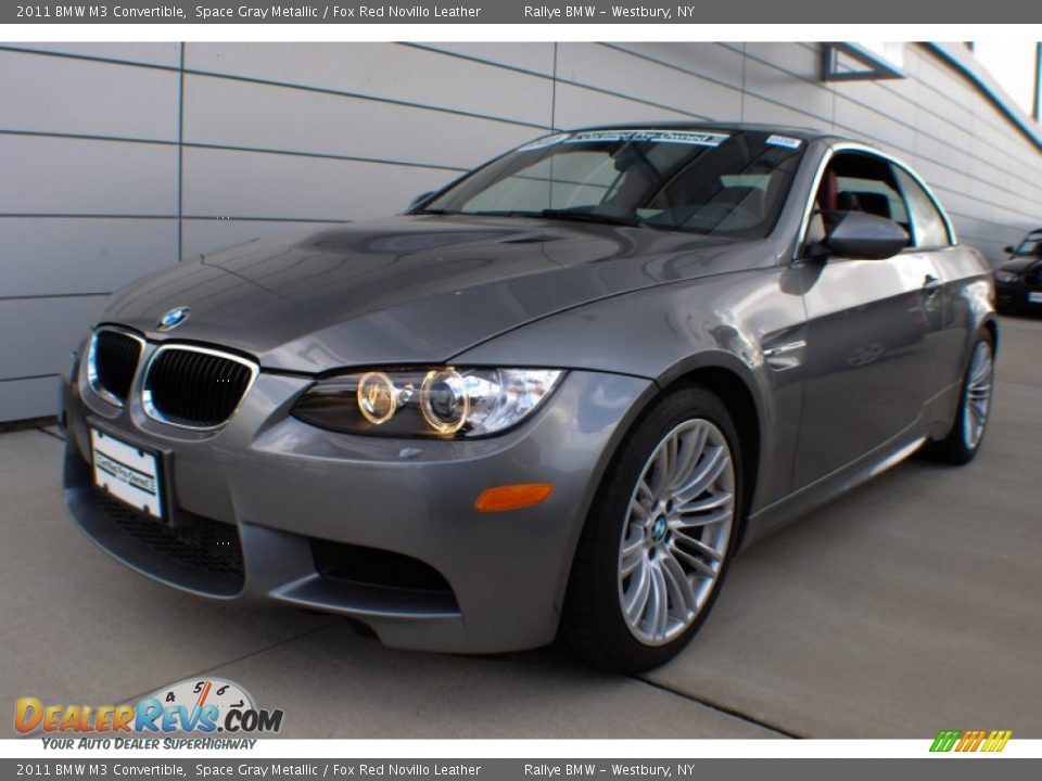 2011 BMW M3 Convertible Space Gray Metallic / Fox Red Novillo Leather Photo #1