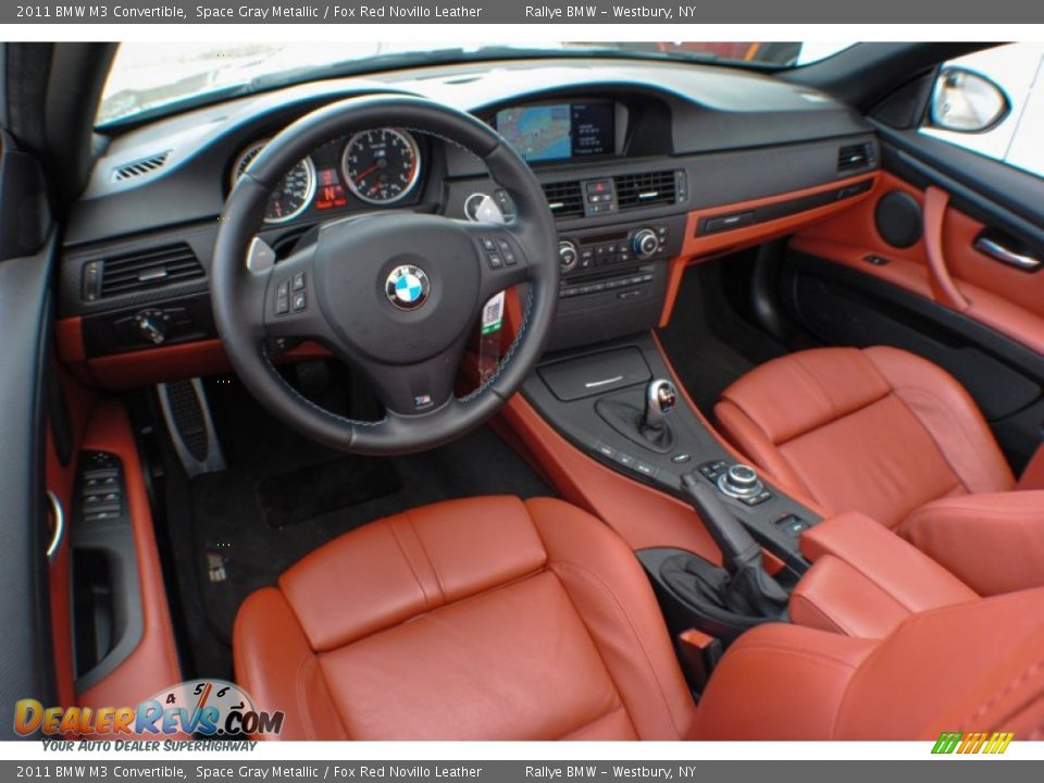 Fox Red Novillo Leather Interior 2011 Bmw M3 Convertible