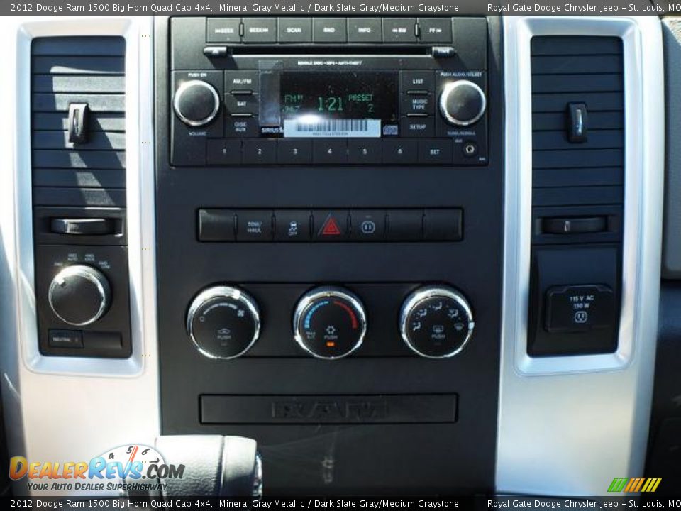 2012 Dodge Ram 1500 Big Horn Quad Cab 4x4 Mineral Gray Metallic / Dark Slate Gray/Medium Graystone Photo #6