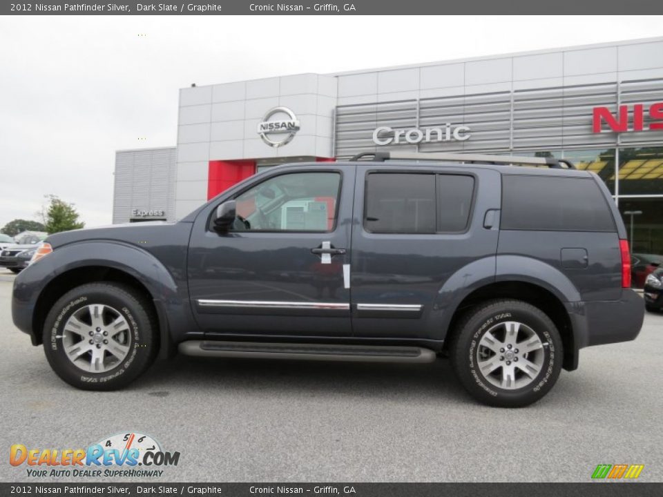 2012 Nissan Pathfinder Silver Dark Slate / Graphite Photo #2