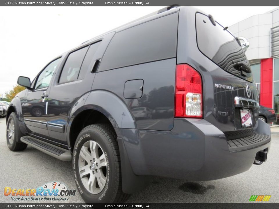 2012 Nissan Pathfinder Silver Dark Slate / Graphite Photo #3