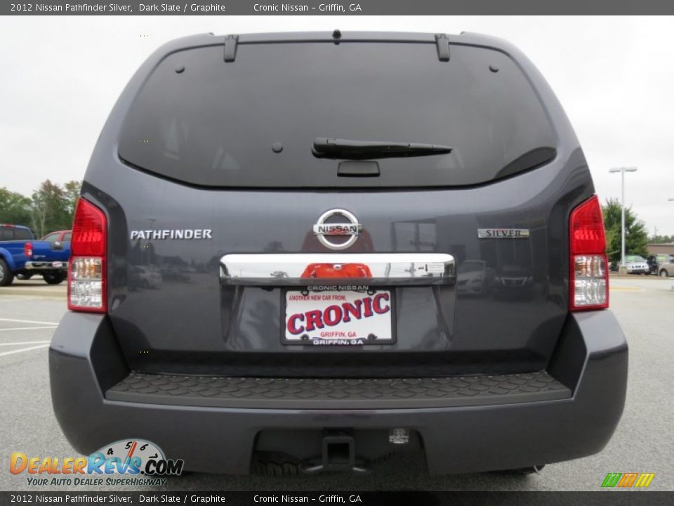 2012 Nissan Pathfinder Silver Dark Slate / Graphite Photo #4