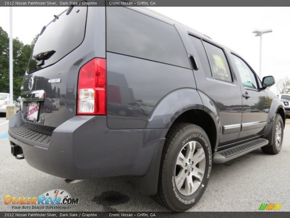2012 Nissan Pathfinder Silver Dark Slate / Graphite Photo #5