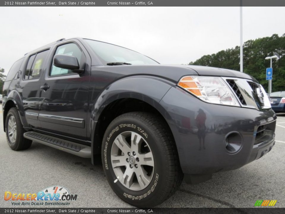 2012 Nissan Pathfinder Silver Dark Slate / Graphite Photo #7