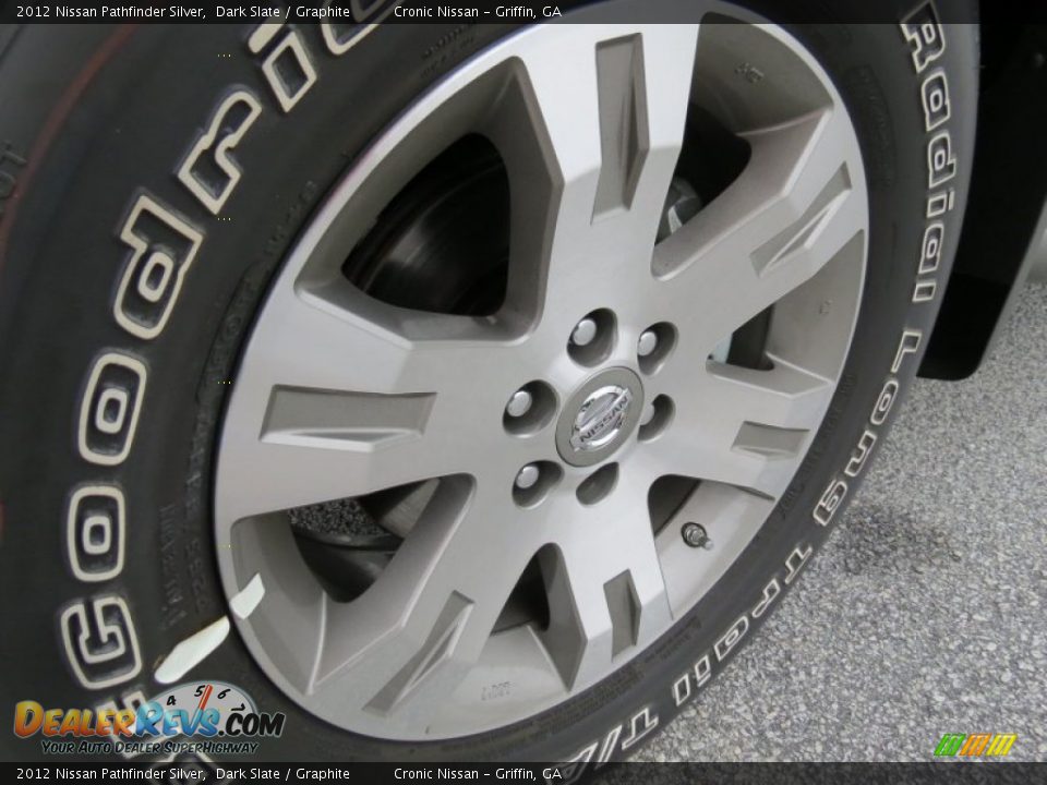 2012 Nissan Pathfinder Silver Dark Slate / Graphite Photo #9