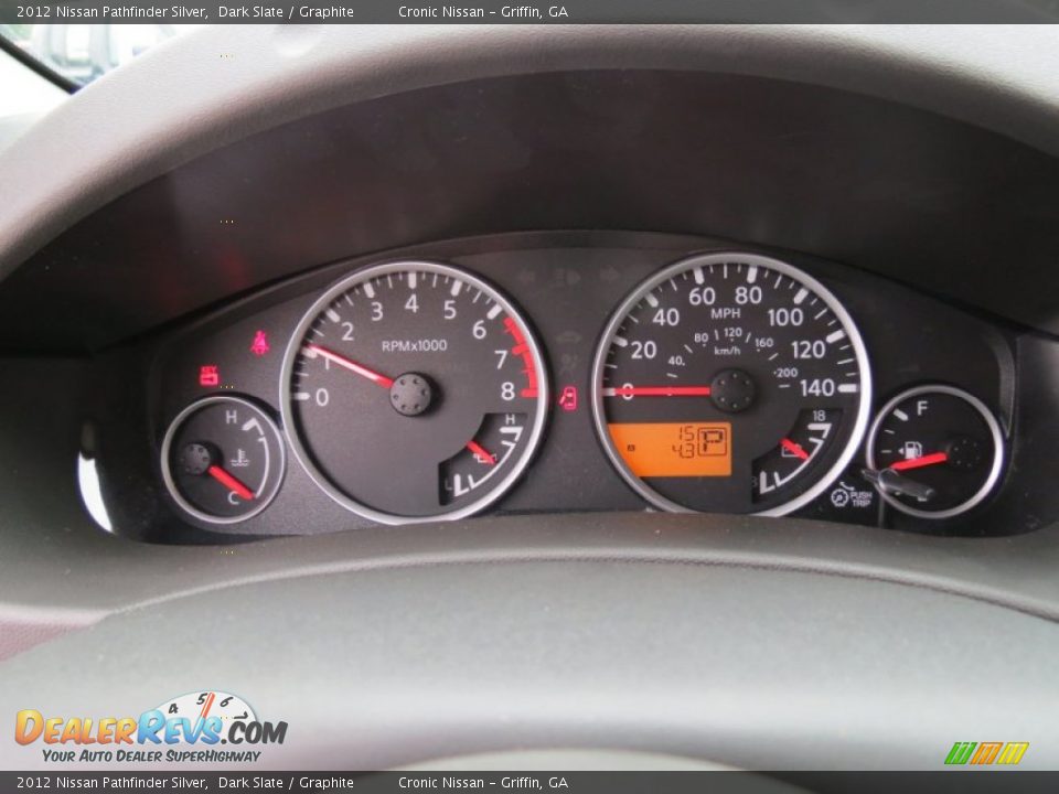2012 Nissan Pathfinder Silver Dark Slate / Graphite Photo #15