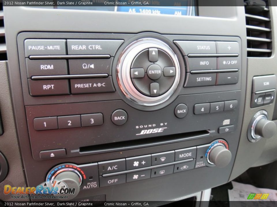 2012 Nissan Pathfinder Silver Dark Slate / Graphite Photo #17