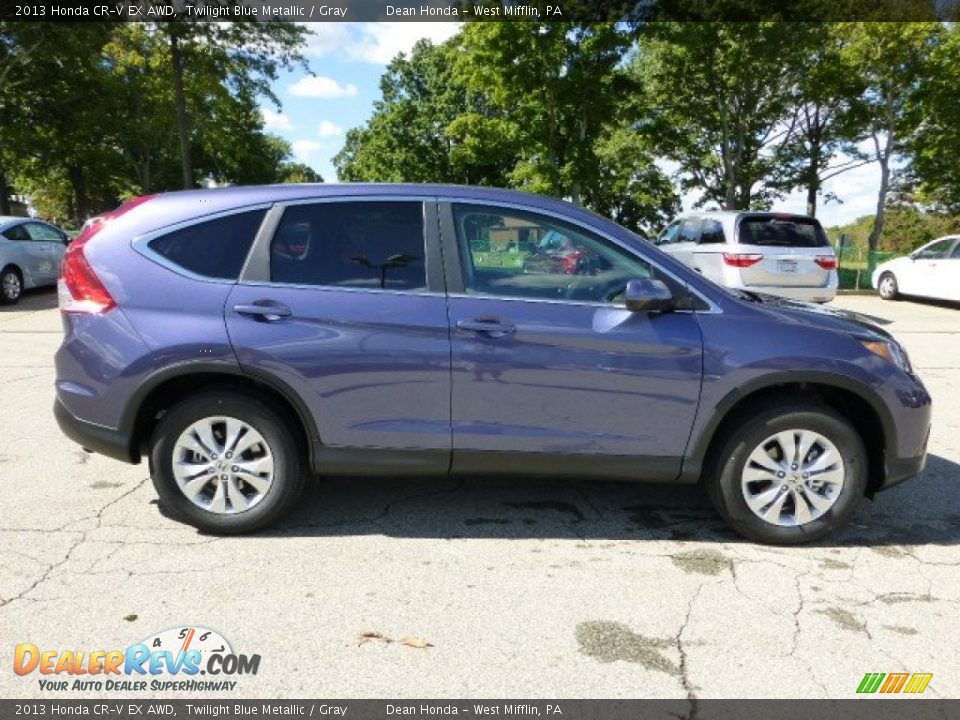 2013 Honda cr v twilight blue metallic #6