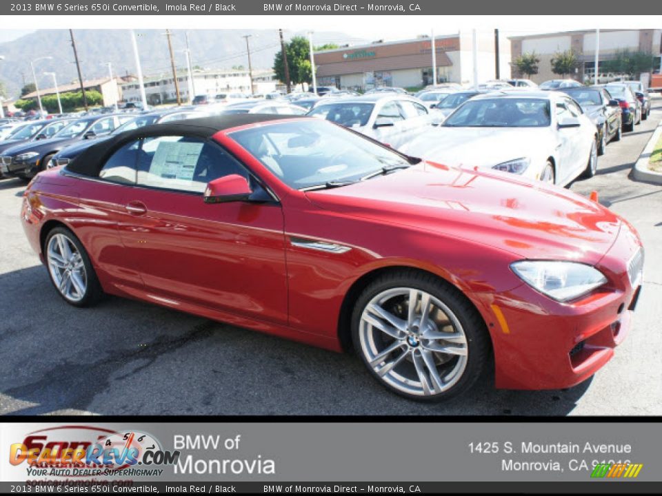 Imola red bmw 650i #3