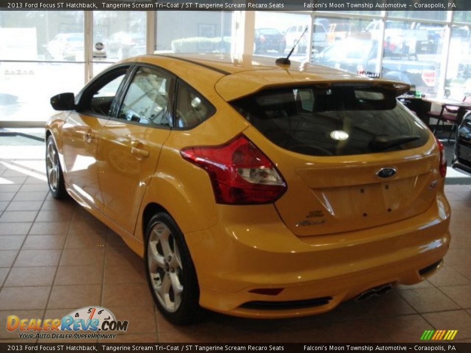 2013 Ford Focus ST Hatchback Tangerine Scream Tri-Coat / ST Tangerine Scream Recaro Seats Photo #6
