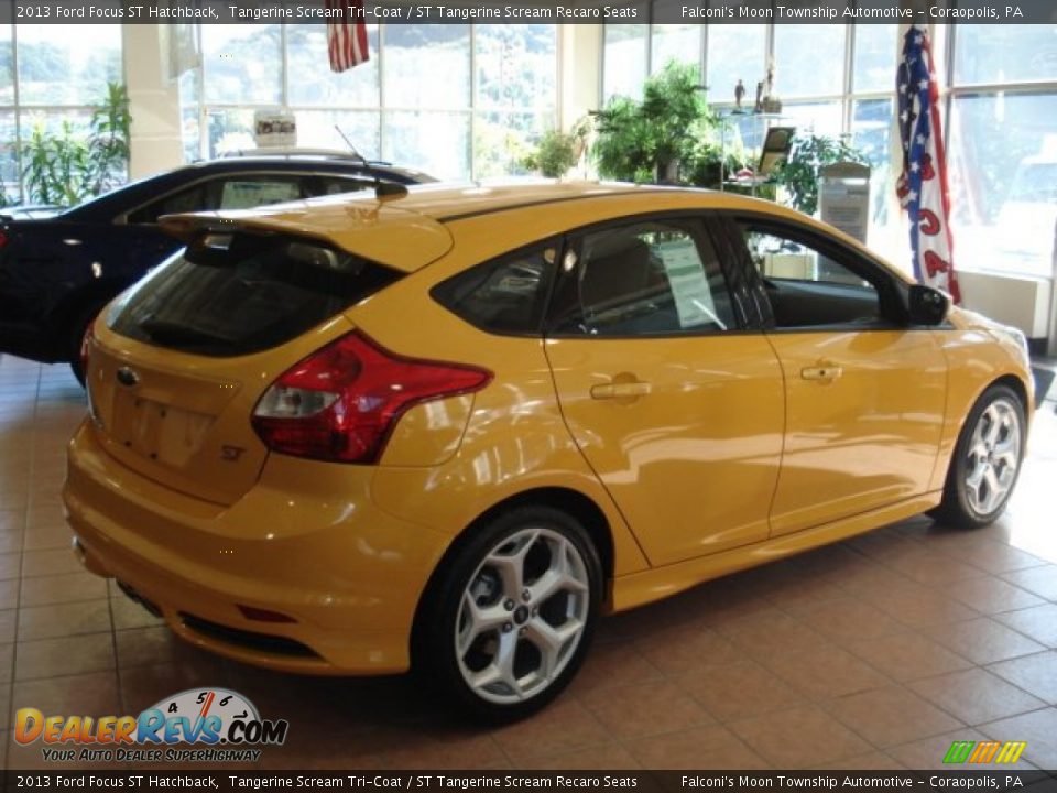 Tangerine Scream Tri-Coat 2013 Ford Focus ST Hatchback Photo #8