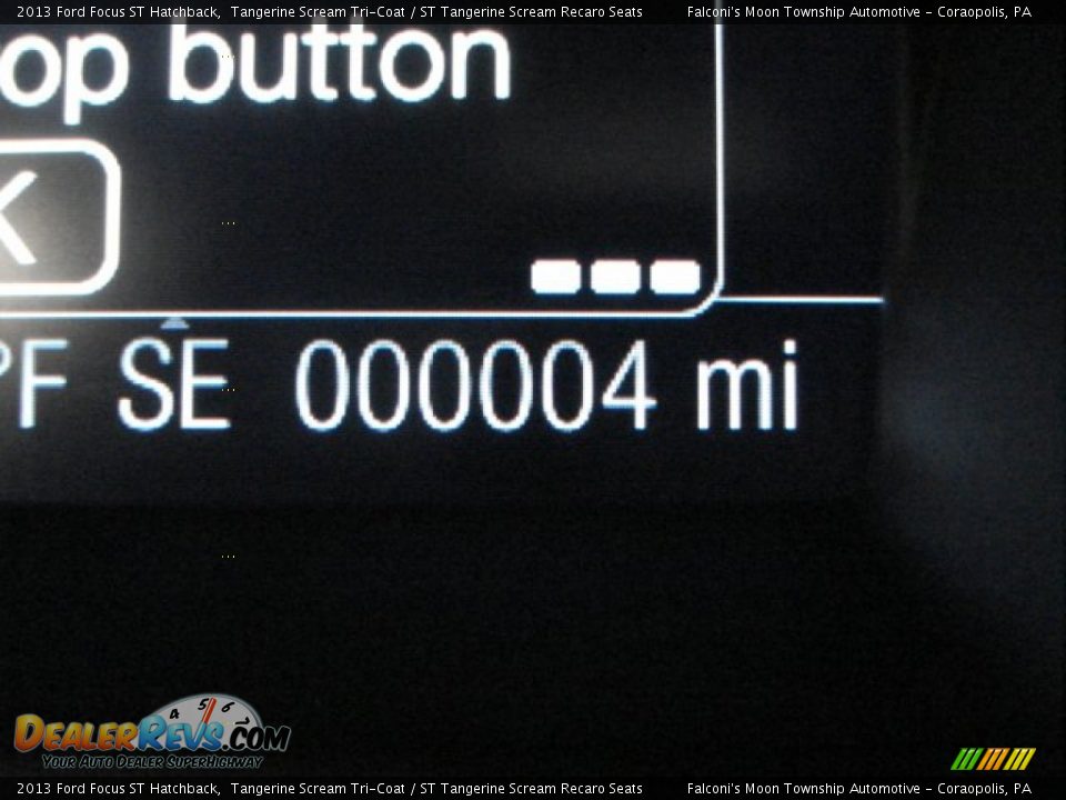 2013 Ford Focus ST Hatchback Tangerine Scream Tri-Coat / ST Tangerine Scream Recaro Seats Photo #16