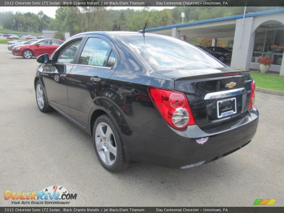 2013 Chevrolet Sonic LTZ Sedan Black Granite Metallic / Jet Black/Dark Titanium Photo #3