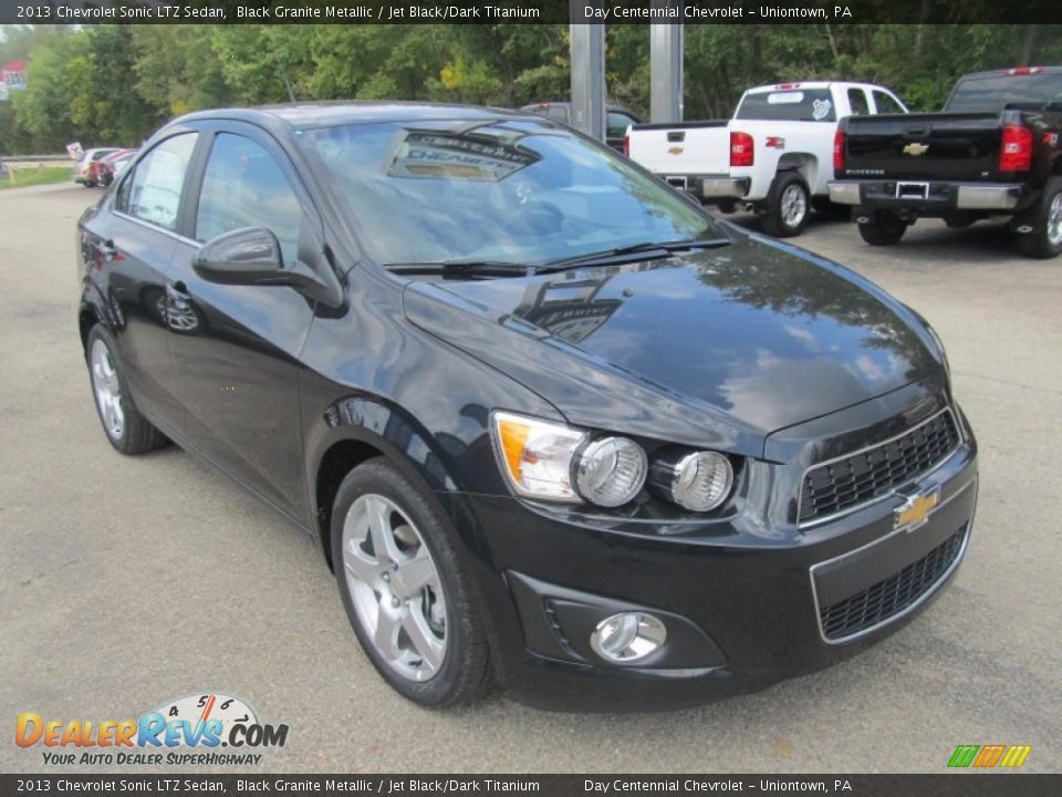 Front 3/4 View of 2013 Chevrolet Sonic LTZ Sedan Photo #8