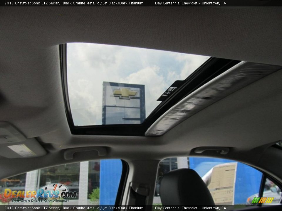 2013 Chevrolet Sonic LTZ Sedan Black Granite Metallic / Jet Black/Dark Titanium Photo #11